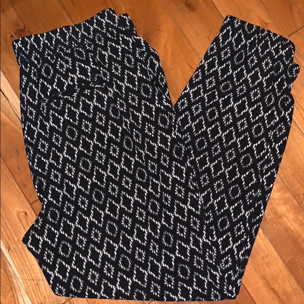 EUC Banana Republic Printed Track Pants